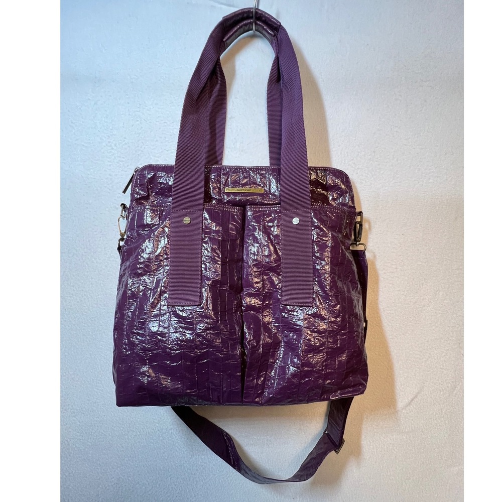 Matt & Nat‎ Purple Tote Bag Crossbody Vegan Leather Shoulder Bag